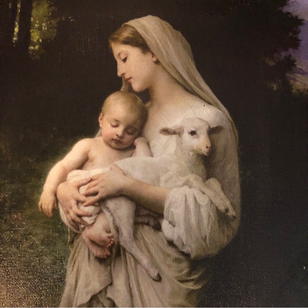 L Innocence William Adolphe Bouguereau Virgin Mary Baby Jesus Lovely Art Print